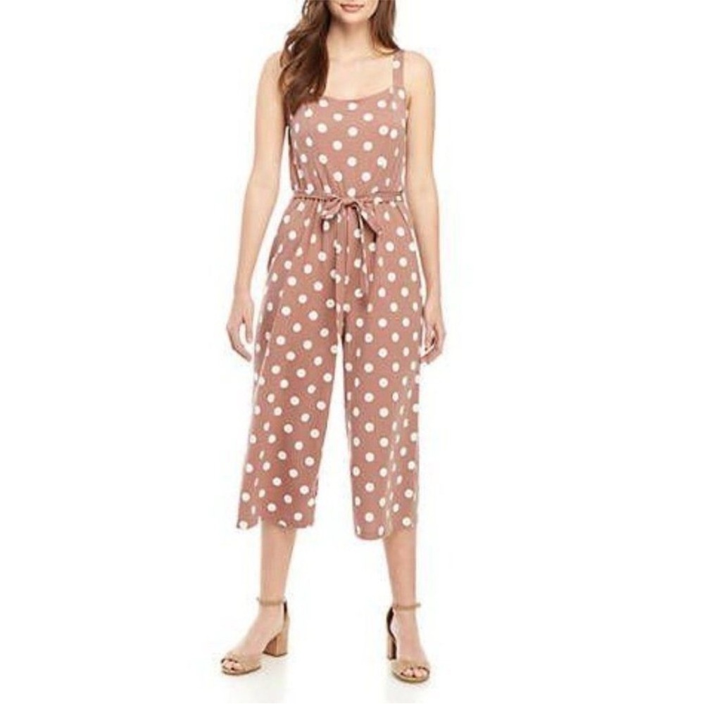 As U Wish Mauve and Ivory Jumpsuit